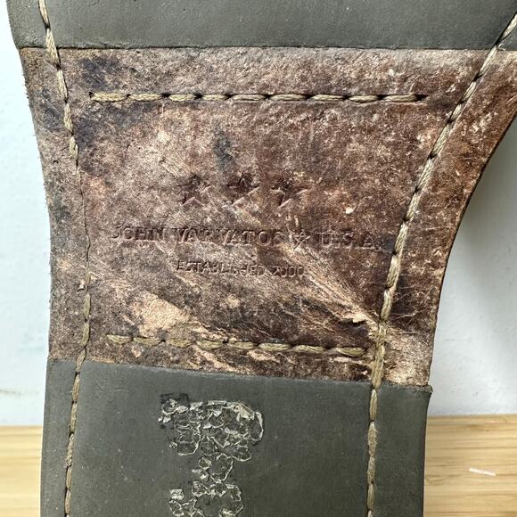 John‎ Varvatos USA Leather Chelsea Boots Men's 11 M Brown Pull On - Picture 8 of 13